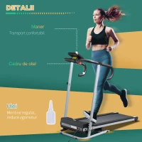 HOMCOM banda electrica, pliabila, cu ecran LCD 500W(m-8)