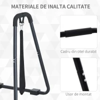 HOMCOM statie de scufundare pentru exercitii, 90x81x96,5cm(m-5)