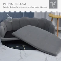 Pawhut Canapea Caini Medii & Mari – Husa Lavabila si Confortabila(m-7)