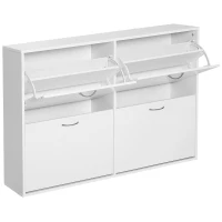 Szafka na buty szafka na obuwie stojak na buty 16–24 par butów z 4 przegródkami(m-11)