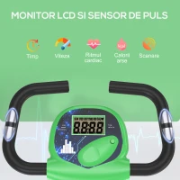 HOMCOM Bicicleta pliabila magnetica 8 niveluri de rezistenta scaun reglabil(m-4)