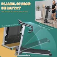 HOMCOM banda electrica, pliabila, cu ecran LCD 500W(m-7)