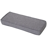 Outsunny Salon de Gradina din Rattan din 7 Piese cu Masuta si Canapea Modulara cu Perne, Gri(m-9)