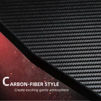 HOMCOM Gaming Computer Table, 122cm Width w/Cup Holder, Headphone Hook, Gamepad Holder, Cable Management Red Black(m-6)