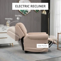 Homcom Scaun Electric cu Ridicare & Inclinare pentru Varstnici – Telecomanda Inclusa(m-5)
