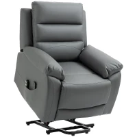 HOMCOM Fotoliu Electric cu Masaj – Pentru Persoane Varstnice(m-1)