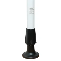 Outsunny Copertina pentru soare pentru exterior tip rulou cu manivela, inaltime si unghi reglabil, 200x150cm, albastru(m-10)