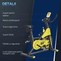 HOMCOM bicicleta pentru antrenament 50x100x101-113 cm(m-8)