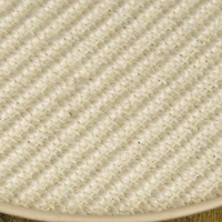 PawHut Kratzbrett z Zabawką, Mata do Drapania, Zabawka dla Kota, 40 cm x 40 cm x 4,5 cm, Naturalny(m-8)