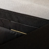 HOMCOM Sofá de 2 Lugares Moderno Estofado em Linho Sintético com 2 Almofadas e Pés de Aço 160x87x87cm Cinza Claro(m-8)