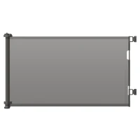 PawHut Foldable Pet Gate, for Stairs, Doorways, Corridors - Grey(m-1)