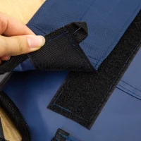 PawHut Brandina per Cani Rialzato con 600D Tessuto a Rete, Lettino per Cani Grandi da Viaggio con Peso fino a 30kg, 91.5x76.2x18 cm, Blu(m-11)