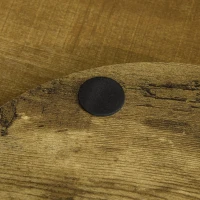 PawHut Kratzbrett z Zabawką, Mata do Drapania, Zabawka dla Kota, 40 cm x 40 cm x 4,5 cm, Naturalny(m-9)