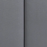 HOMCOM Tête de lit rembourrée panneau rembourrée panneau mural d'appoint revêtement en flanelle cadre en bois de caoutchouc 160 x 100 cm gris(m-9)