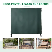 Outsunny Panza de Acoperire pentru Leagan din Tesut Oxford Impermeabil 180x124x164cm(m-5)
