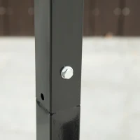 SPORTNOW 2.1-2.6m Adjustable Basketball Hoop and Basketball Stand w/ Backboard and Weighted Base, Portable on Wheels, Black(m-9)