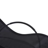 Outsunny Outdoor Orbital Lounger Zero Gravity Patio Chaise Foldable Rocking Chair w/ Pillow Black(m-9)