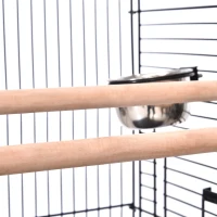 Pawhut Metal Bird Cage 51x51x135 cm-Black(m-10)