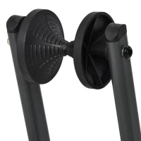 HOMCOM Bike Parking Rack, Foldable, 5.5cm Wide Wheel Metal Nylon Black(m-11)