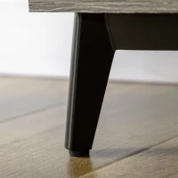 HOMCOM Freestanding Storage Cabinet, Display Cabinet with Fabric Drawers, Bookcase for Home Office, Living Room, Closet, Bedroom, Grey(m-9)