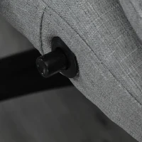 Vinsetto Reclining Heated Massage Office Chair Grey(m-13)