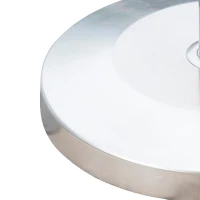 Outsunny Base para Sombrilla de Jardín Acero Inoxidable Peso Neto 25 kg Soporte Pie para Parasol Apto para Postes de Ø35 mm/Ø38 mm/Ø48 mm para Jardín Patio Color Plateado(m-8)