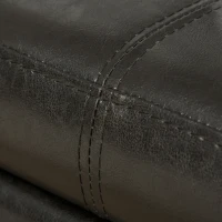 HOMCOM Leather Storage Ottoman, Upholstered Flip-Lip Ottoman Brown(m-7)