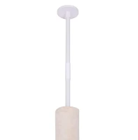 PawHut Floor to Ceiling Cat Tree for Indoor Cats 5-Tier Kitty Tower Climbing Activity Center Scratching Post Adjustable Height 230-260 cm Beige(m-12)