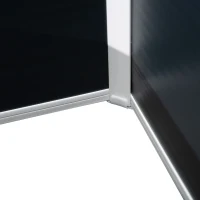 Outsunny Verhoogde Kweekbak, Plantenbak met Drainagefunctie, Bescherming tegen Ongedierte, Kunststof, Grijs, 100 x 80 x 30 cm(m-8)
