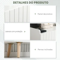 HOMCOM Sapateira com Prateleira Aberta e Prateleiras Ajustáveis para 15 Pares de Sapatos para Corredor Entrada 60x33x100cm Branco(m-7)