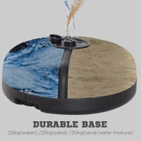 HOMCOM Punching Bag Stand, 5.8 FT-Black(m-5)