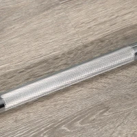 SPORTNOW Mreana pentru genuflexiuni, deadlift si lifting, pentru greutati Ø2,5 cm de la 100kg mx, din otel, Ø2,5x170 cm, argintiu(m-7)