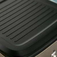 HOMCOM Macchina per Caffè Espresso e Cappuccino, 850W e 15 Bar, Serbatoio Rimovibile, 35.5x21x29cm(m-9)