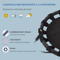 HOMCOM Columpio para Niños +3 Años Columpio Nido Infantil de Árbol Forma Redonda Carga 100kg Asiento Cómodo Tela de Oxford Jardín Exterior al Aire Libre(m-5)