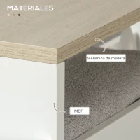 kleankin Armario Auxiliar de Baño Carrito con 3 Estantes y Ruedas para Espacios Estrechos 50x13x67,5 cm Blanco(m-6)