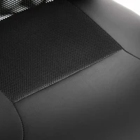 Vinsetto Scaun Birou Ergonomic Rotativ in Mesh si Piele Ecologica Inaltime Reglabila, Negru(m-8)