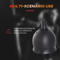 HOMCOM Freestanding Punching Bag with Refilled Base and Rubber Suction Cups for Adults and Children, 165Hcm(m-4)