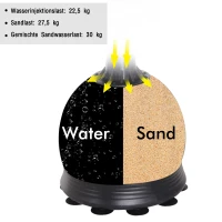 HOMCOM Freestanding Punching Bag with Refilled Base and Rubber Suction Cups for Adults and Children, 165Hcm(m-11)