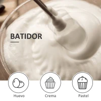 HOMCOM Batidora de Mano 1000W Batidora de Brazo Función Turbo 4 en 1 Velocidades Ajustables 2 Cuchillas 10x6,5x41 cm Negro(m-6)