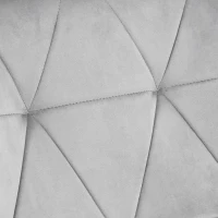 HOMCOM Bar Stools Set Of 2, Luxurious Velvet-Touch Barstools with Metal Frame Footrest Round Base Triangle Indenting Moulded Seat Adjustable Height Swivel Grey(m-9)