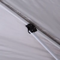 Outsunny Pop Up Gazebo Marquee, size (3m x3m)-Coffee(m-11)