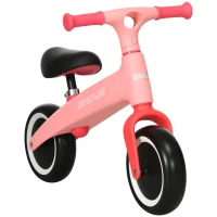 AIYAPLAY Baby Balance Bike, with Adjustable Seat, for 1.5-3 Years - Pink(m-1)