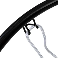 SPORTNOW Wall Mounted Basketball Hoop, Mini Basketball Hoop and Backboard Set for Teenagers and Adults, Outdoors and Indoors Door and Wall Use, Red and Yellow(m-9)