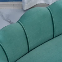 PawHut Pet Sofa for Medium And Large Sized Dog With Extra Cushion Solid Wood Legs Green(m-8)