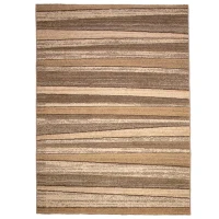 HOMCOM Teppich Kurzflor Creme 230 x 160 x 0,6 cm(m-1)