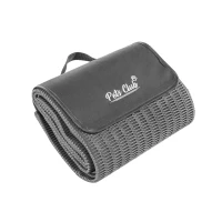 PawHut Tierdecke für Unterwegs Anthrazit 70 x 120 x 0,5 cm(m-2)