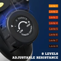 HOMCOM Portable Pedal Exerciser, Mini Exercise Bike with 8 Levels Magnetic Resistance and LCD Display, Cycle Leg Exerciser Sitting Down(m-5)