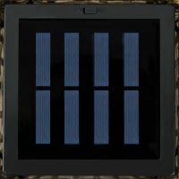 Outsunny Lámpara Solar de Ratán Sintético con Luces LED Encendido/Apagado Automático para Exterior 15,5x15,5x69 cm Arena(m-8)