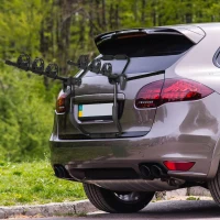 HOMCOM Suport Posterior Bicicleta Pentru Masina pentru 3 Biciclete Max 45 kg din Otel(m-2)