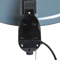 Outsunny Wall Mount Electric Infrared Patio Heater Warmer Aluminium 3 Power Setting 2kW(m-8)
